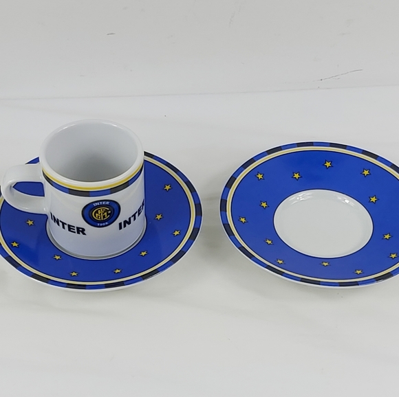 - Inter Milan Tognana espresso cup and 2 saucers (Z1) - Picture 2 of 12